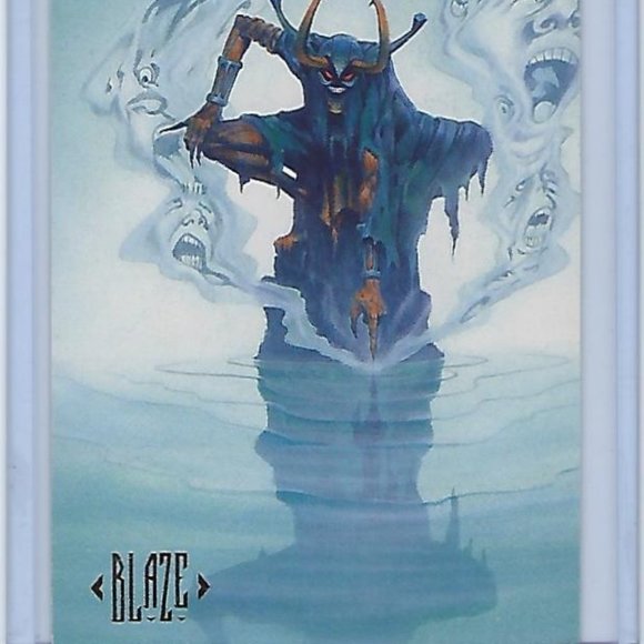 DC Comics 1994 SkyBox Master Series - Blaze - Damage - Green Arrow - Picture 5 of 6